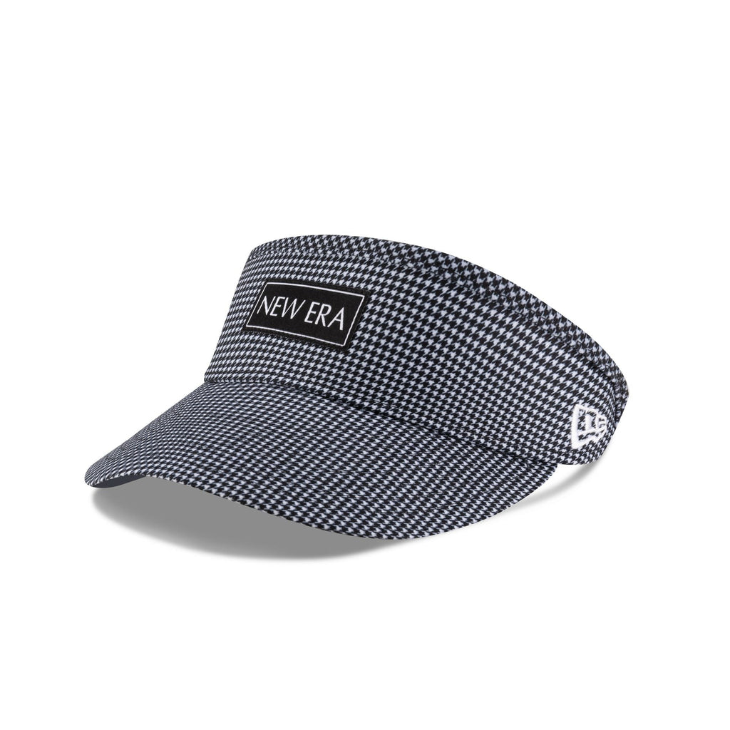 New Era Cap Houndstooth Black Visor Adjustable Hat