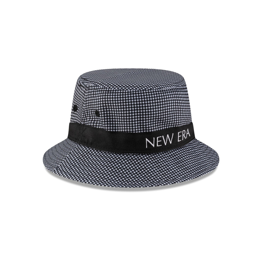 New Era Cap Houndstooth Black Bucket Hat