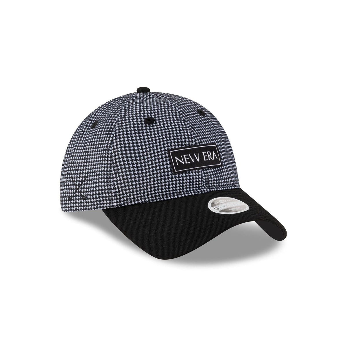 New Era Cap Houndstooth Black 9TWENTY Adjustable Hat