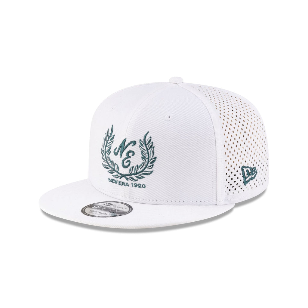 New Era Cap Laurel Wreath White 9FIFTY Snapback Hat