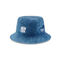 New Era Cap Square Logo Light Denim Bucket Hat
