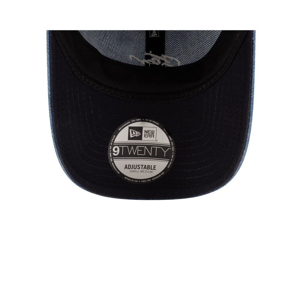 New Era Cap Handwritten Light Denim 9TWENTY Easy Snap Hat