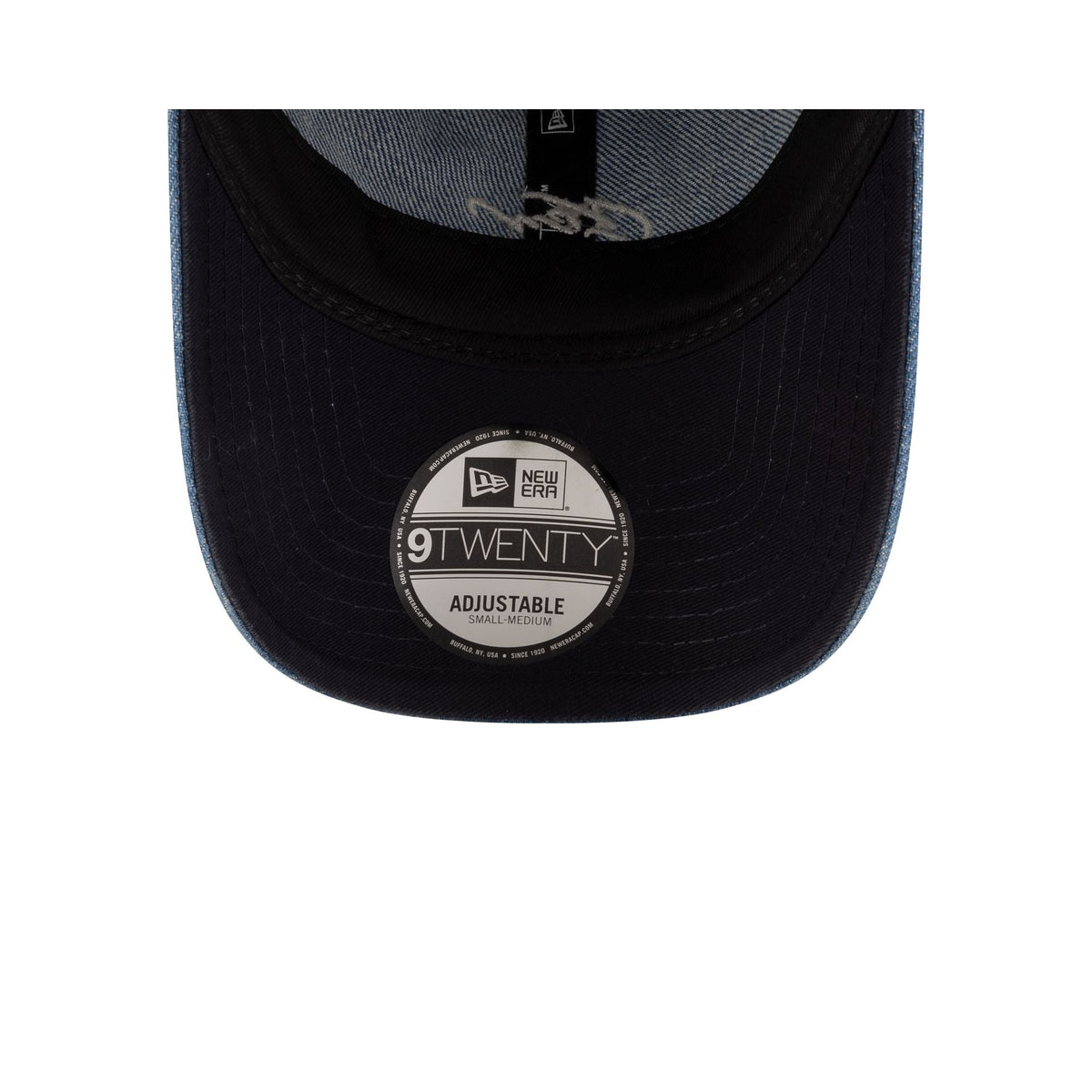 New Era Cap Handwritten Light Denim 9TWENTY Easy Snap Hat
