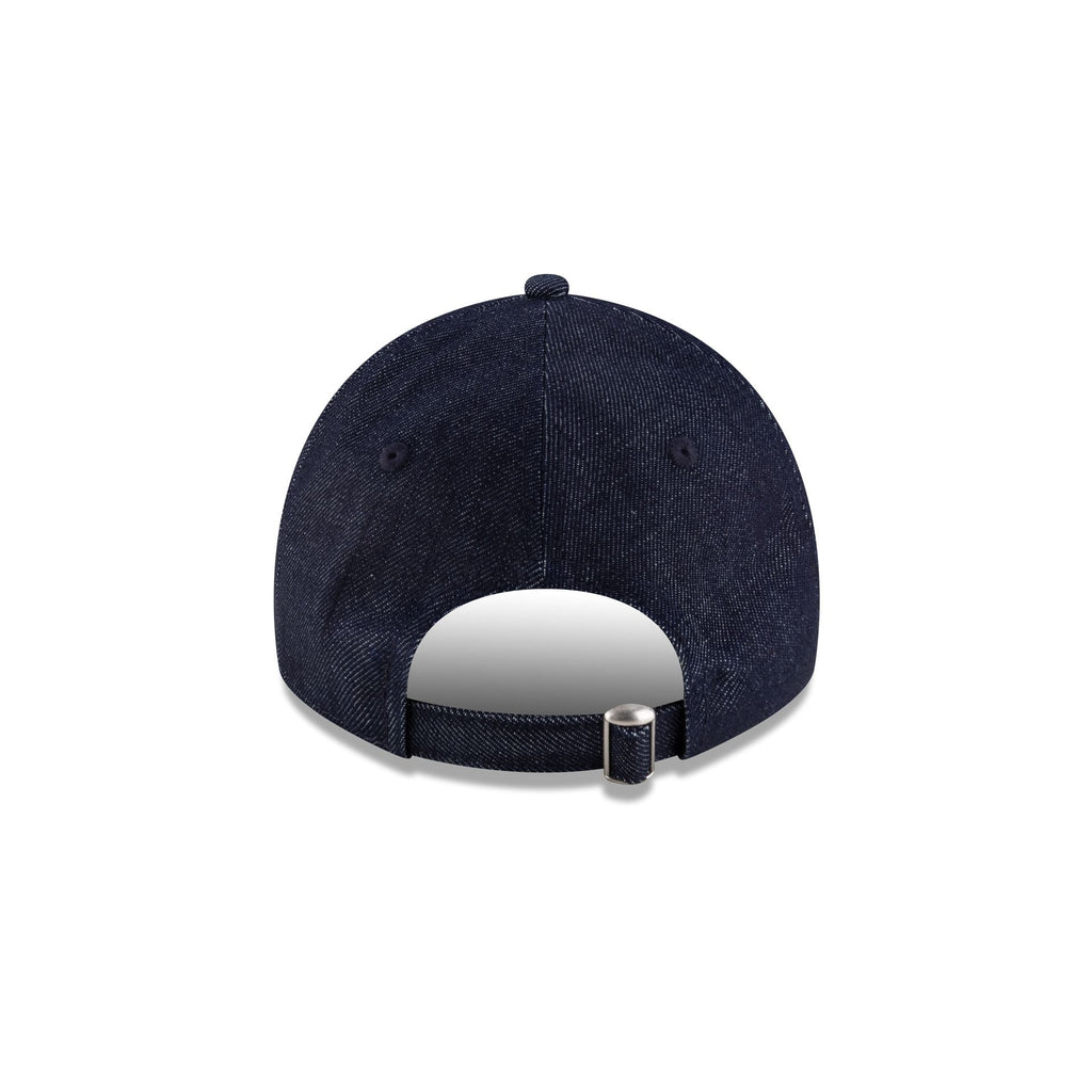 New Era Cap Handwritten Indigo Denim 9TWENTY Easy Snap Hat