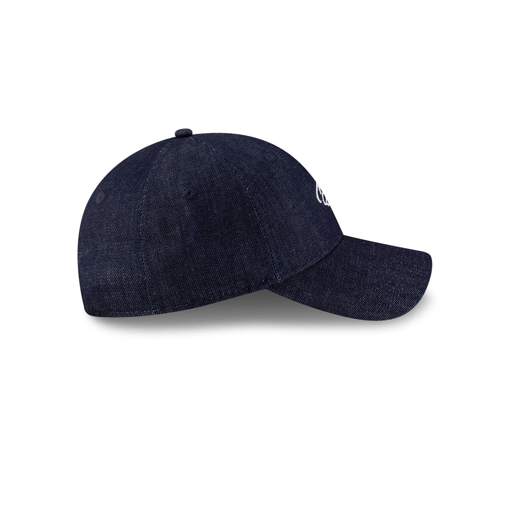 New Era Cap Handwritten Indigo Denim 9TWENTY Easy Snap Hat