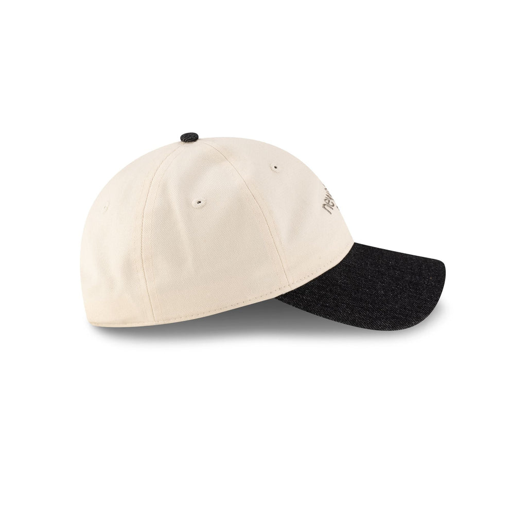 New Era Cap Two-Tone Black Denim 9TWENTY Adjustable Hat