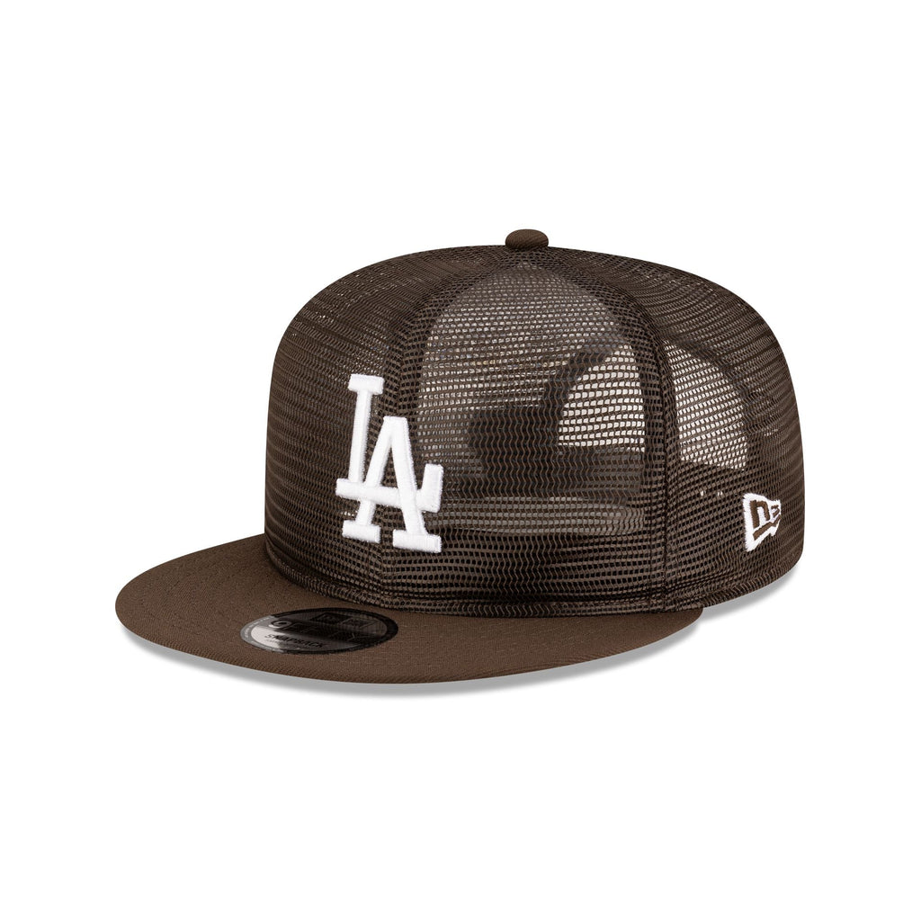 Los Angeles Dodgers Chocolate Mesh 9FIFTY Snapback Hat
