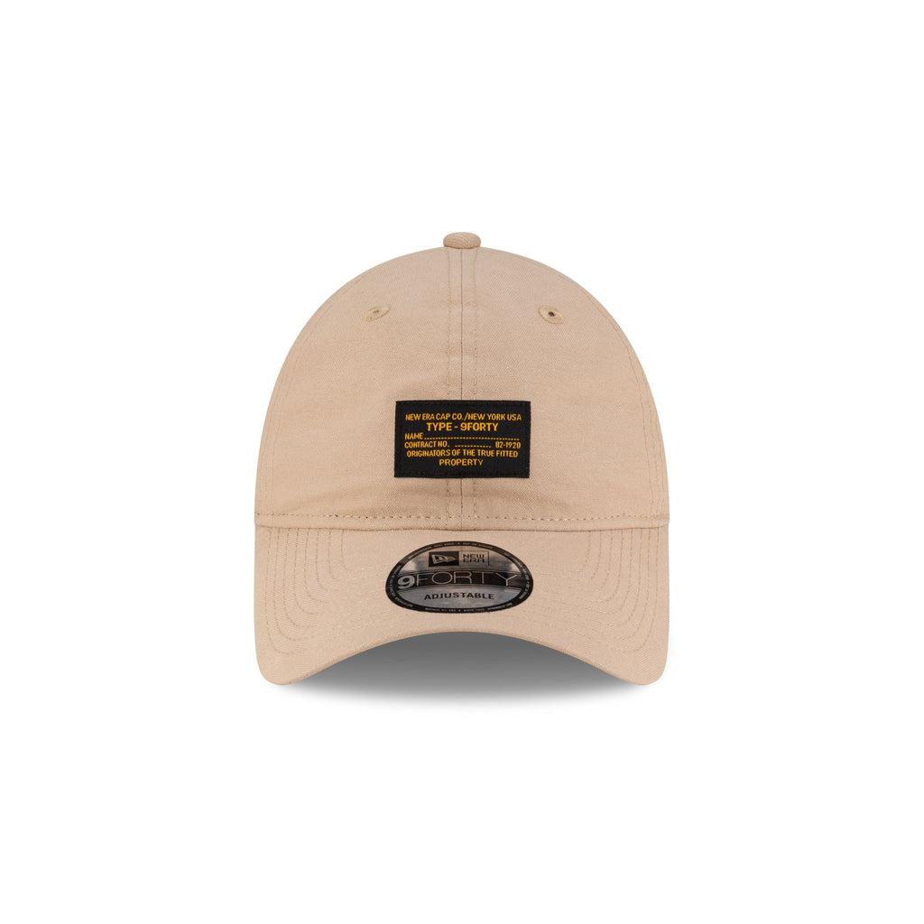 New Era Cap Beige Label 9FORTY Adjustable Hat