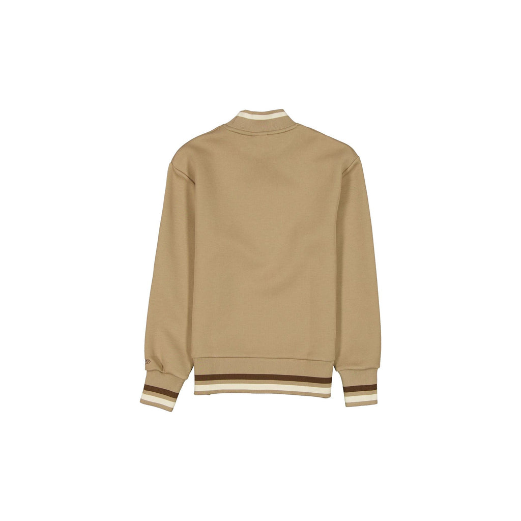 New Era Cap Tech Sweat Beige Mockneck