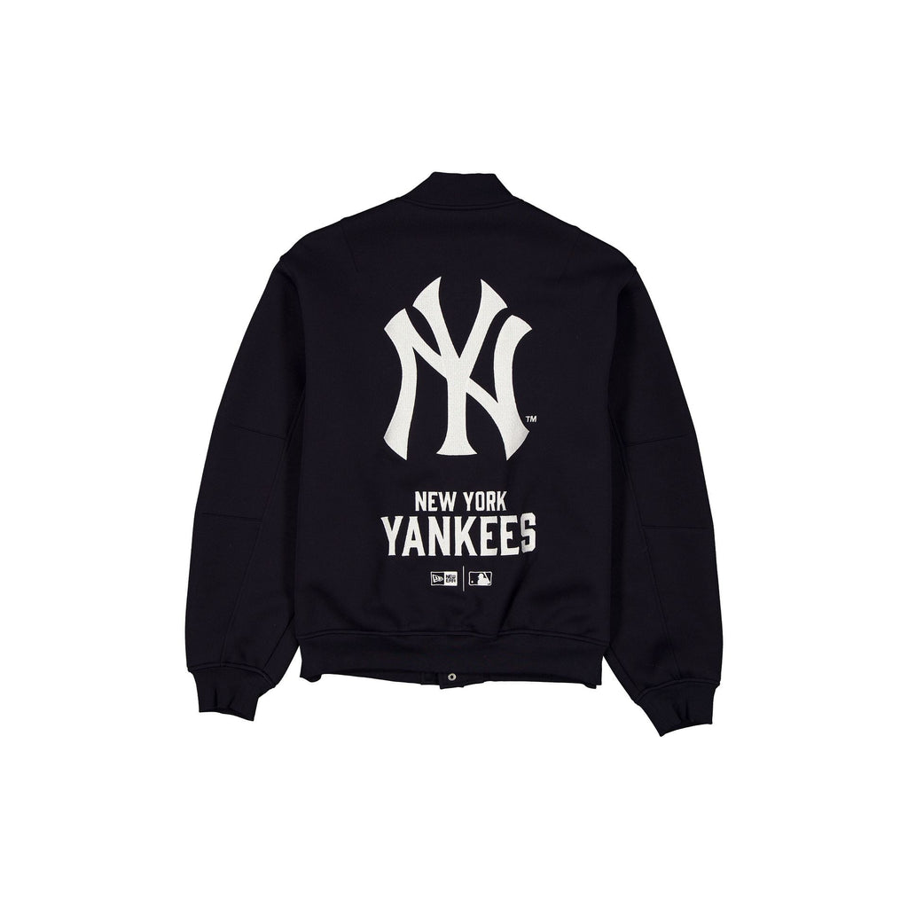 New York Yankees Tech Sweat Navy Varsity Jacket