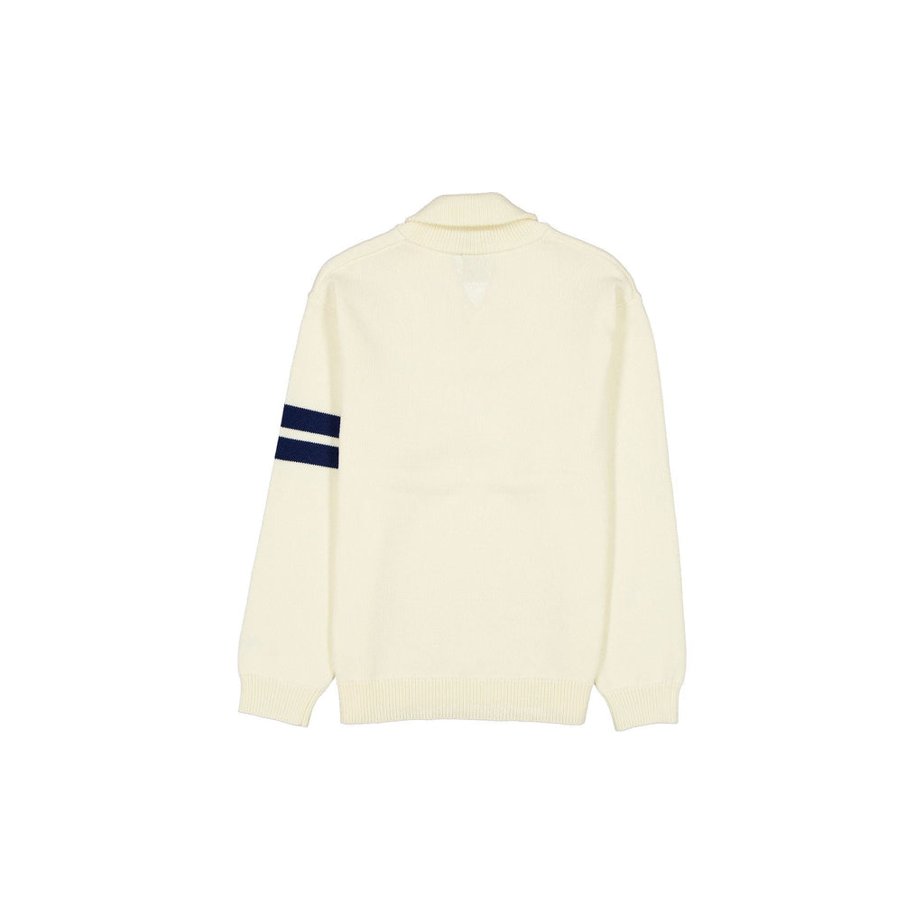 New Era Cap White Shawl Sweater