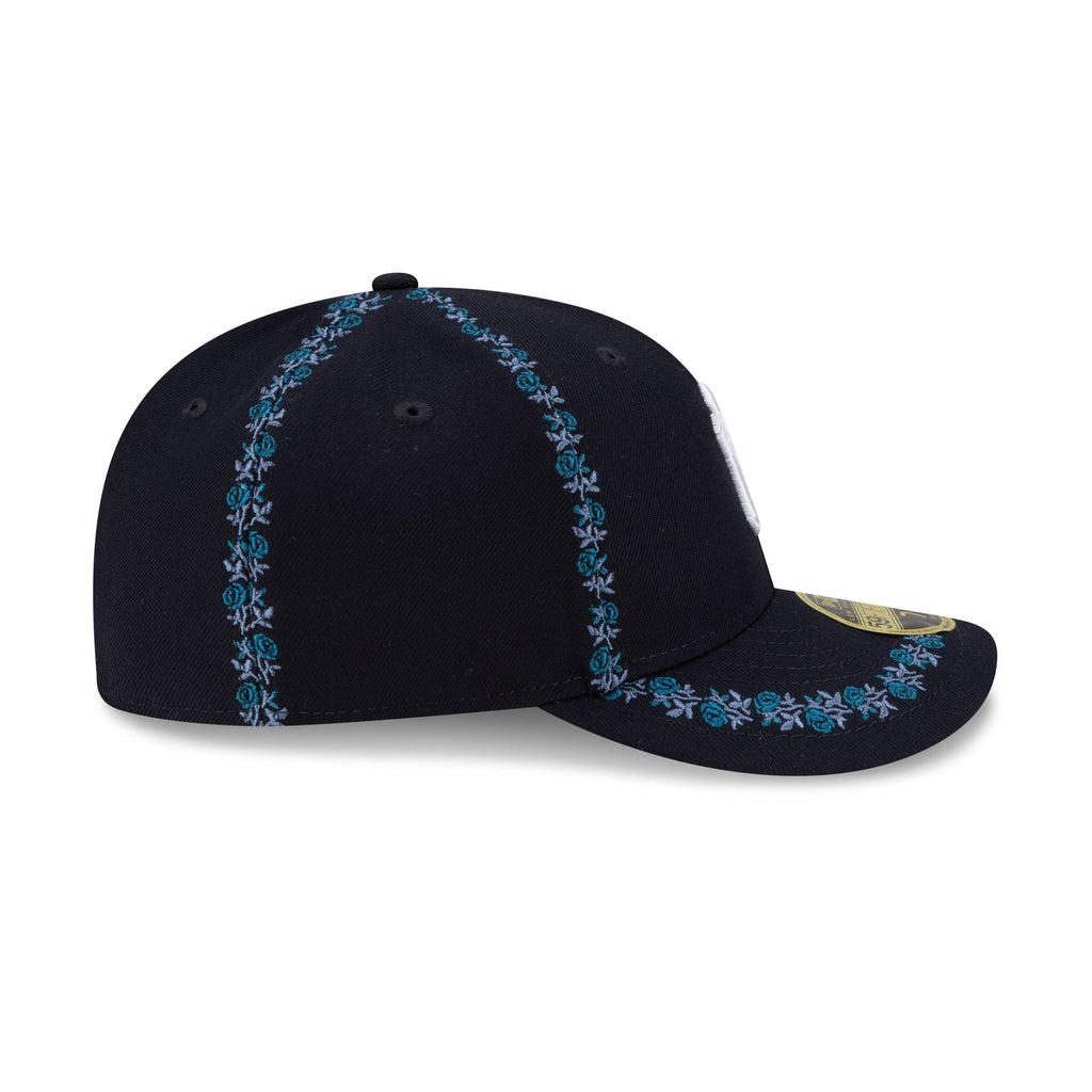 New York Yankees Rose Emblem Low Profile 59FIFTY Fitted Hat