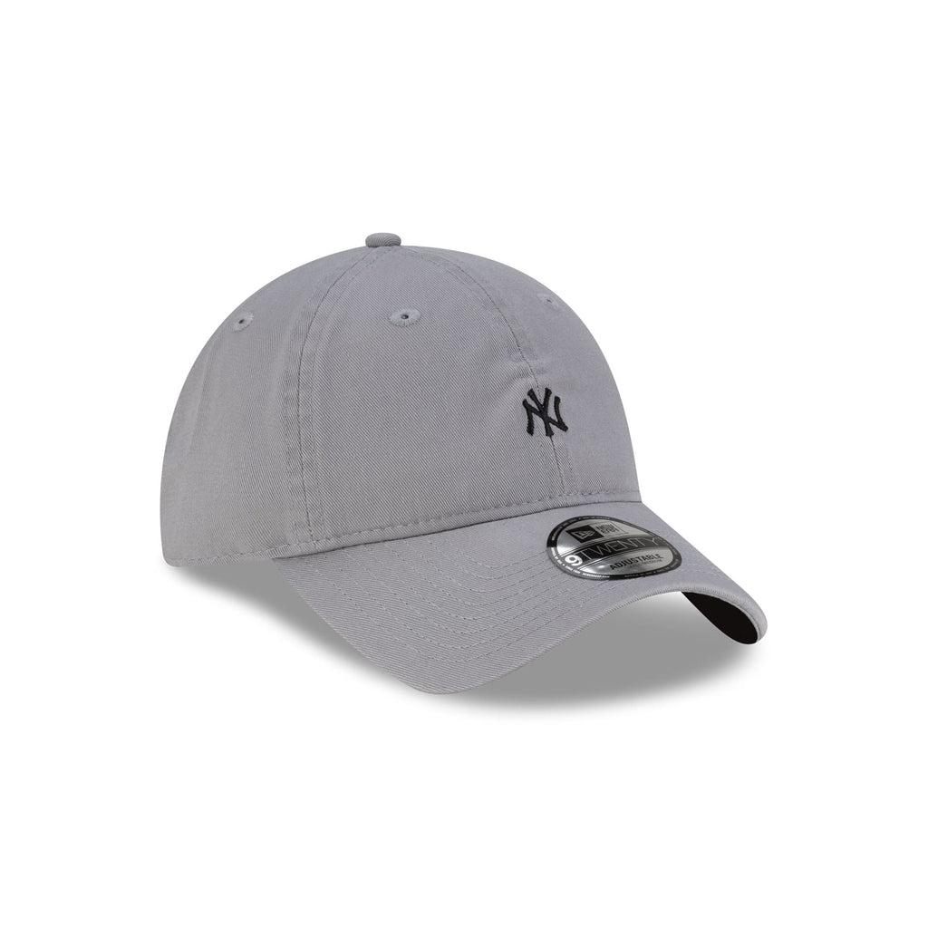 New York Yankees Mini Logo Gray 9TWENTY Adjustable Hat