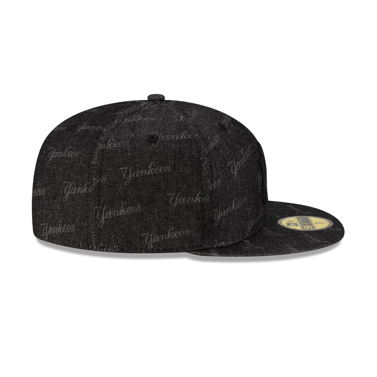 New York Yankees Laser Burn Out Black 59FIFTY Fitted Hat