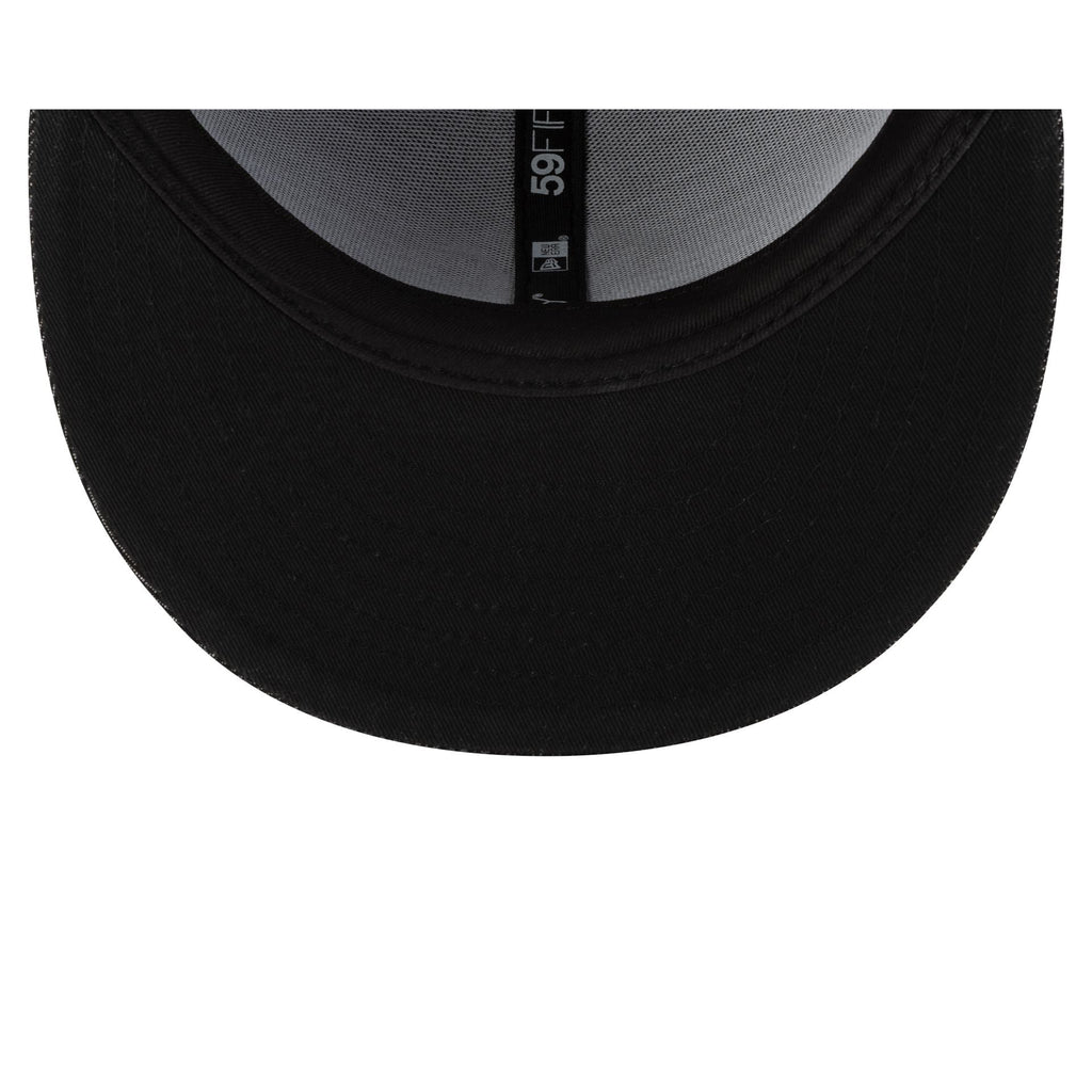 New York Yankees Laser Burn Out Black 59FIFTY Fitted Hat