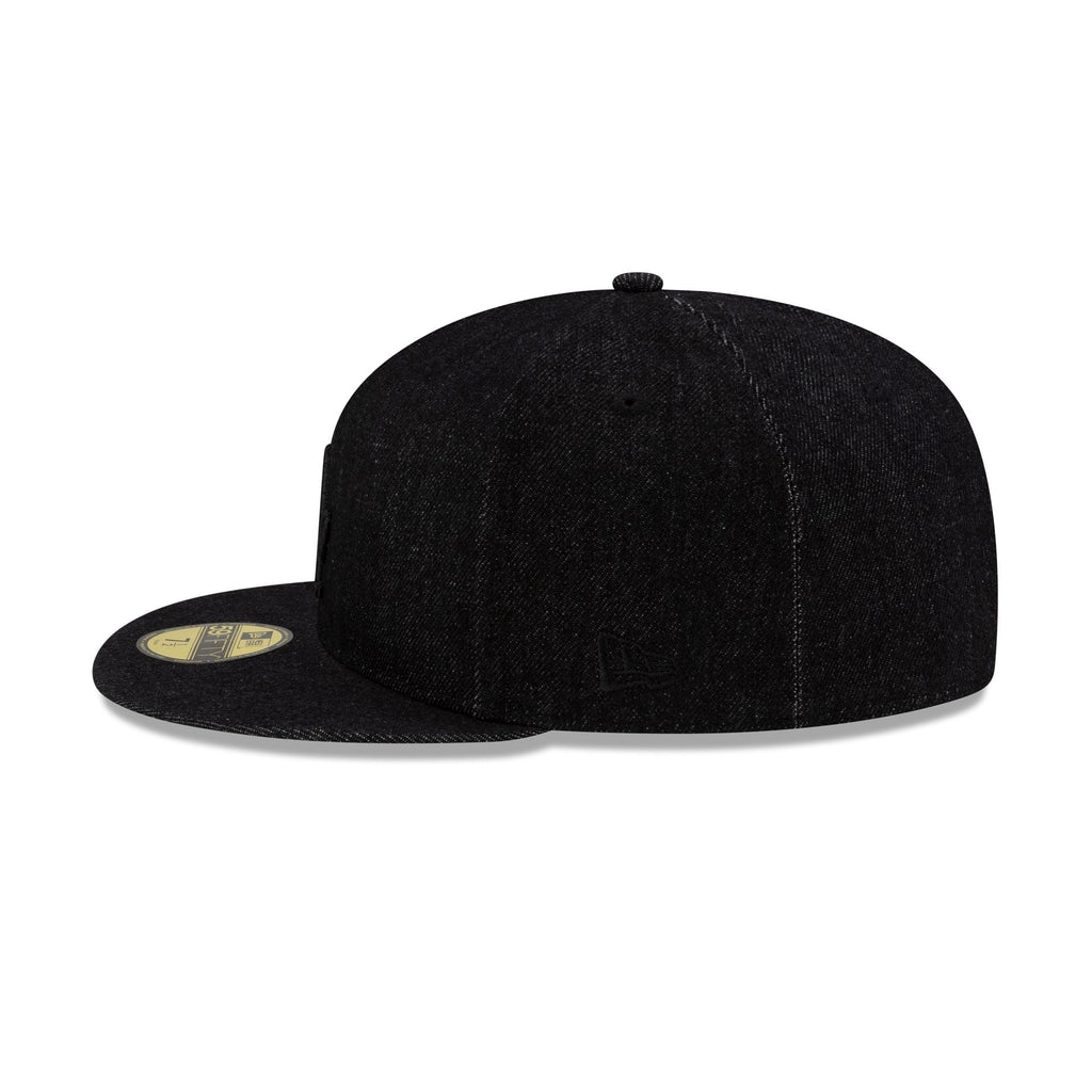 Los Angeles Dodgers Black Denim 59FIFTY Fitted Hat