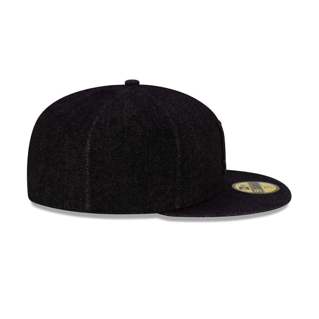 Los Angeles Dodgers Black Denim 59FIFTY Fitted Hat