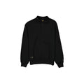 New Era Cap Black Label Man-to-Man Black Collared Crewneck