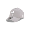Los Angeles Dodgers Upside Down Logo Gray 9FORTY A-Frame Snapback Hat