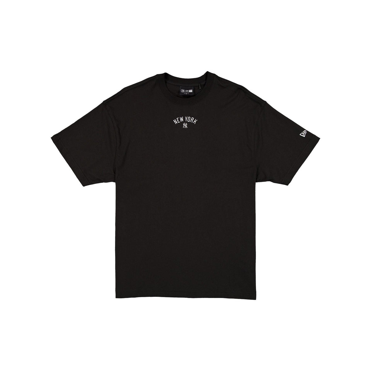 New York Yankees Mini Script Black T-Shirt