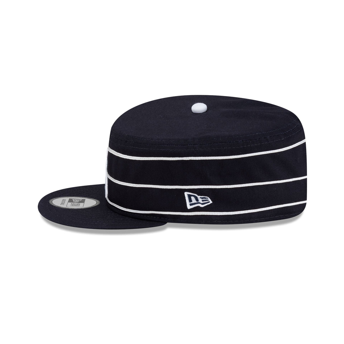 New York Yankees Side Patch Navy Pillbox Hat