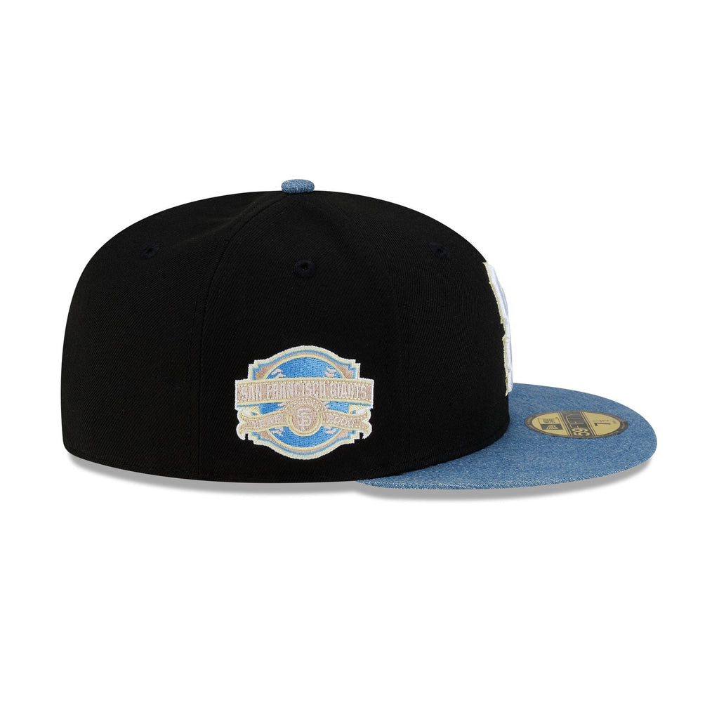 San Francisco Giants Black Denim Mix 59FIFTY Fitted Hat