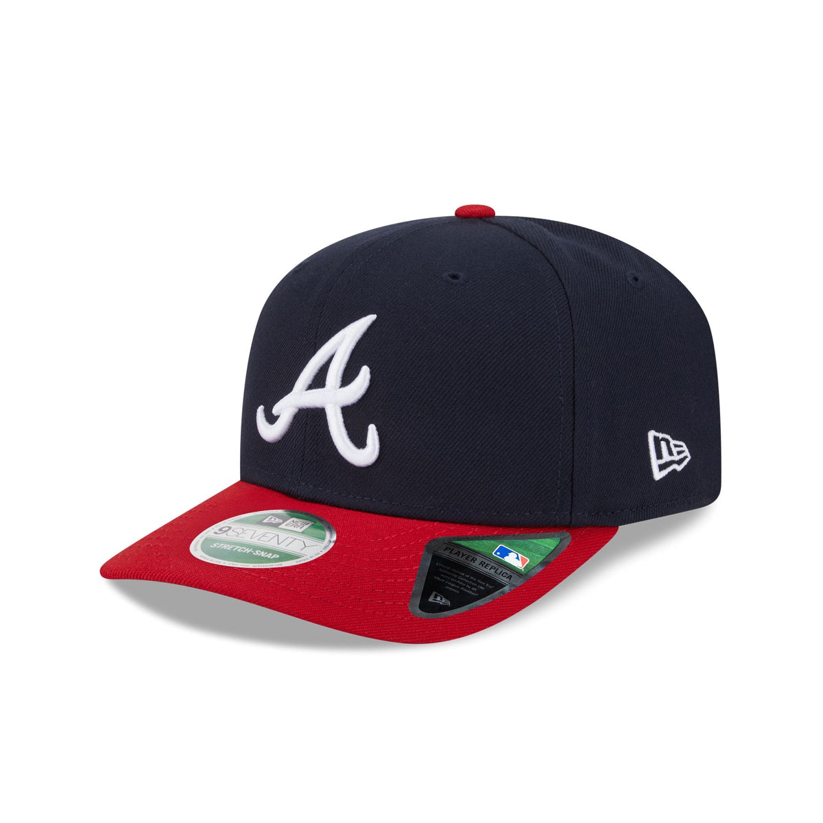Atlanta Braves 2026 Postseason Side Patch 9SEVENTY Stretch-Snap Hat