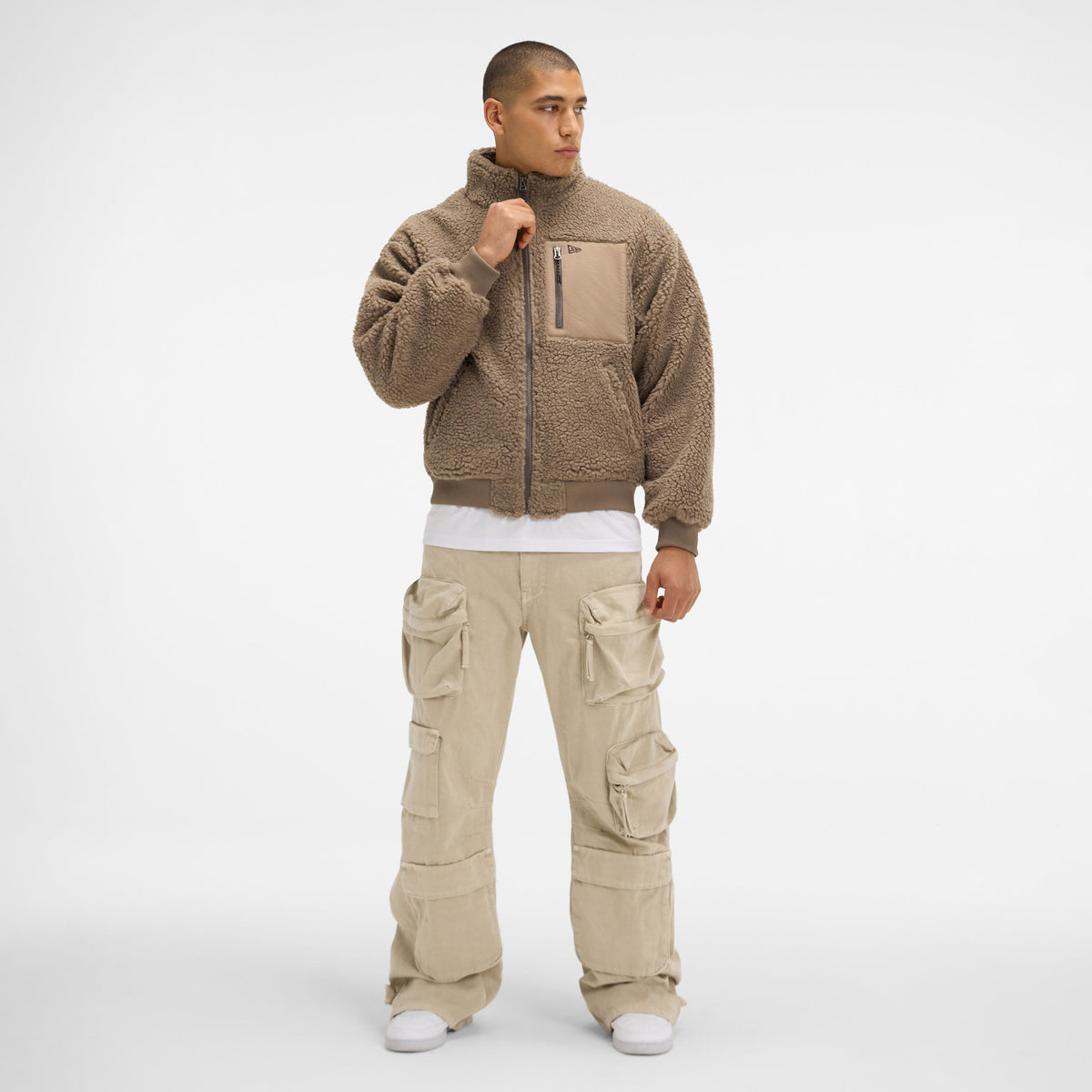 New Era Cap Brown Boa Jacket