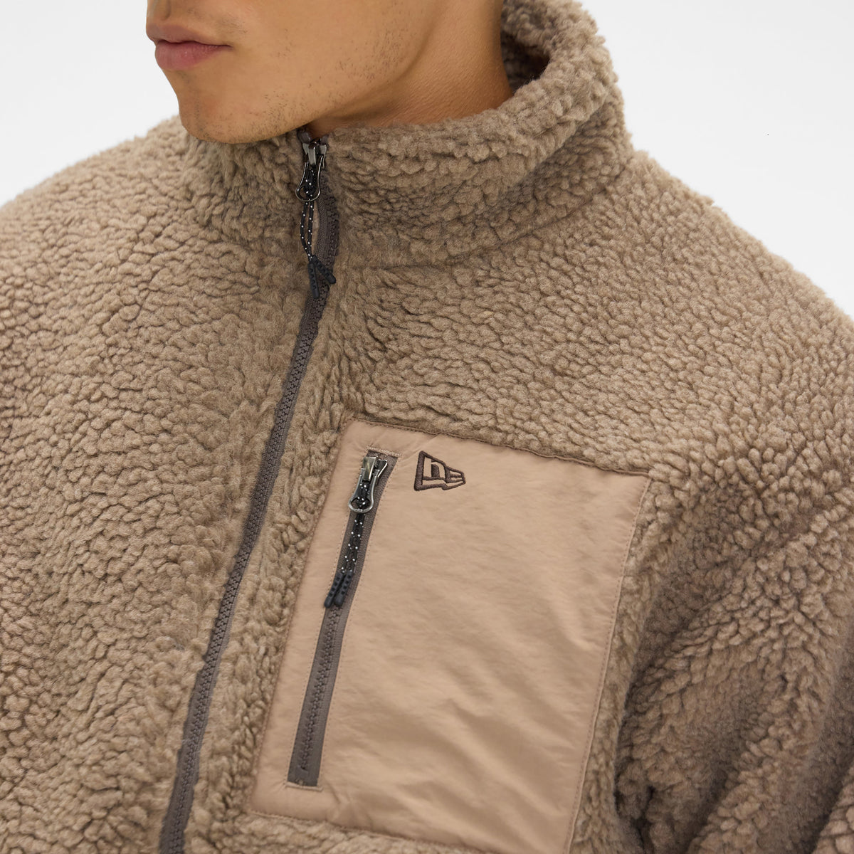 New Era Cap Brown Boa Jacket