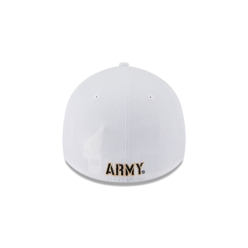 Army Black Knights Optic White 39THIRTY Stretch Fit Hat