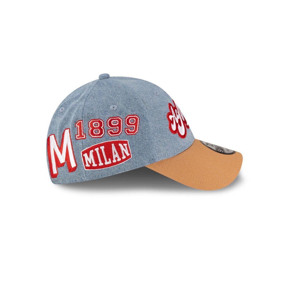 AC Milan Denim 9FORTY Adjustable Hat