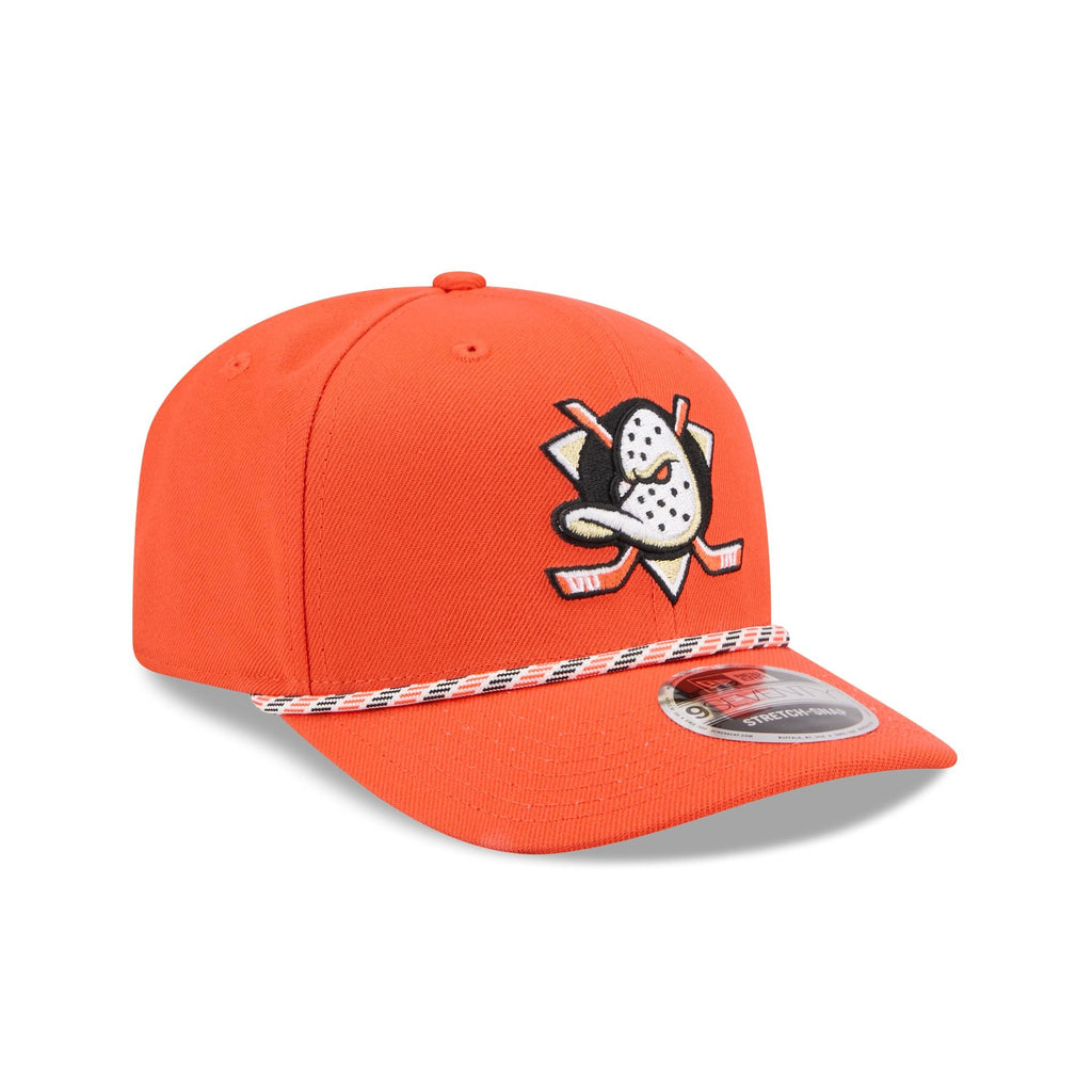 Anaheim Ducks Multicolor Rope 9SEVENTY Stretch-Snap Hat