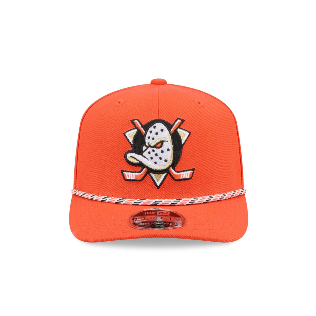 Anaheim Ducks Multicolor Rope 9SEVENTY Stretch-Snap Hat