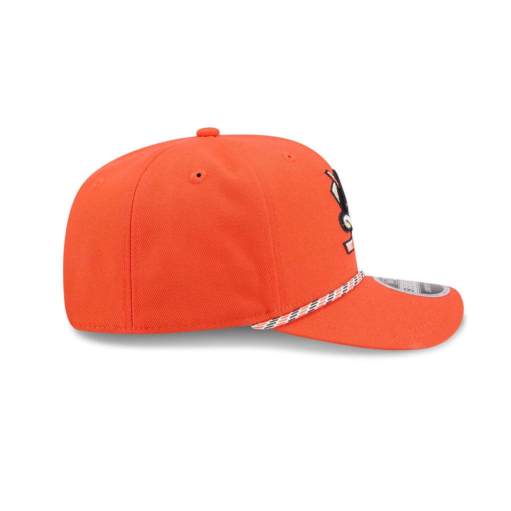 Anaheim Ducks Multicolor Rope 9SEVENTY Stretch-Snap Hat