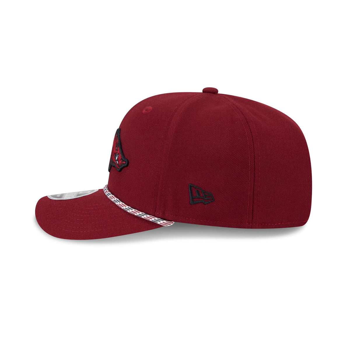 Arkansas Razorbacks Multicolor Rope 9SEVENTY Stretch-Snap Hat
