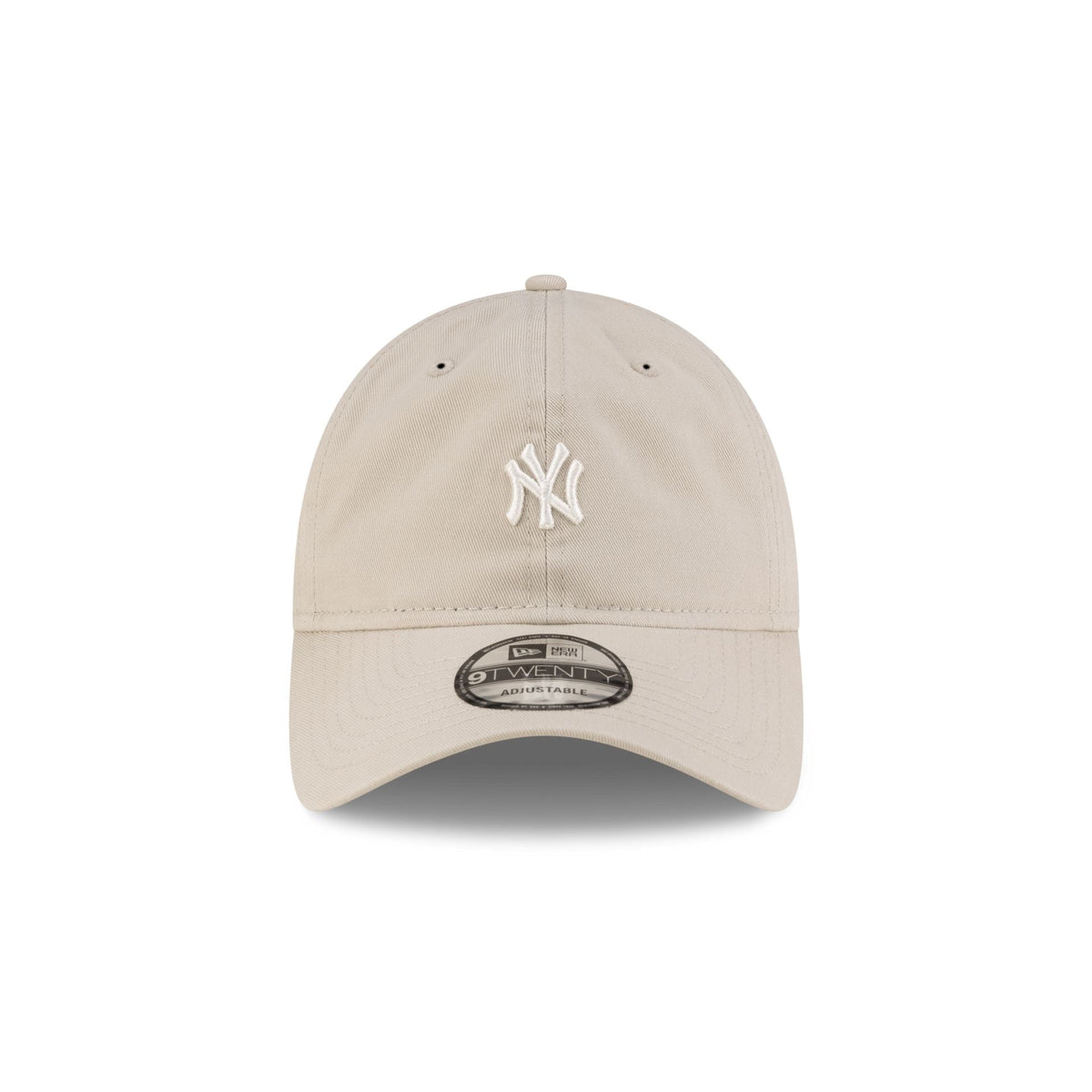 New York Yankees Mini Logo Washed Cream 9TWENTY Adjustable Hat