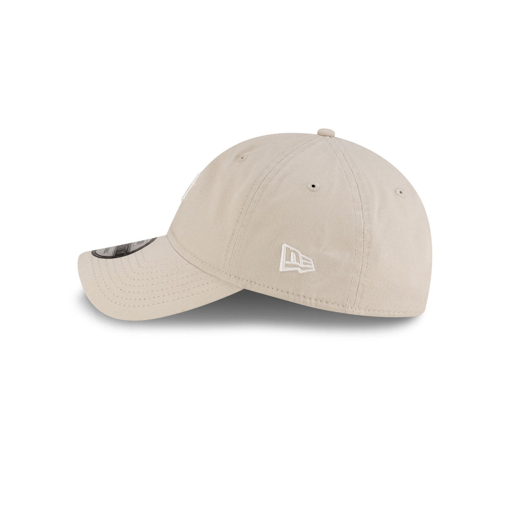 New York Yankees Mini Logo Washed Cream 9TWENTY Adjustable Hat