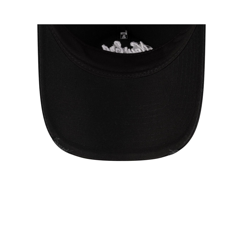 New Era Cap Distressed Black 9TWENTY Adjustable Hat