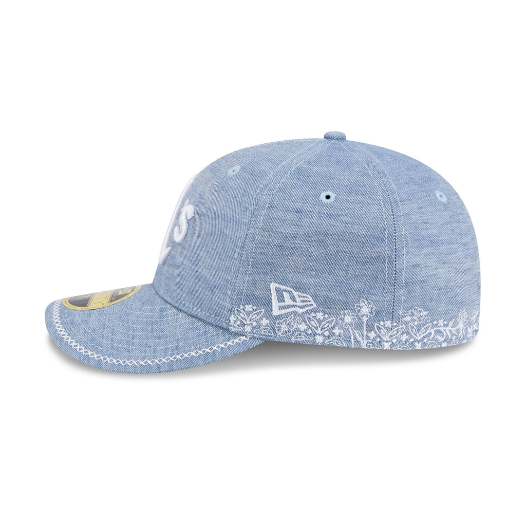 Athletics Hand Stitched Chambray Low Profile 59FIFTY Fitted Hat