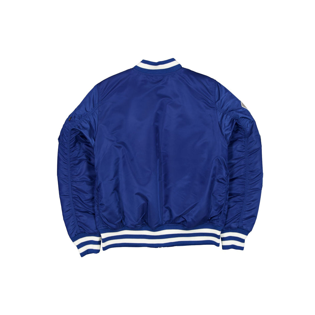 Alpha Industries x Detroit Lions Blue MA-1 Bomber Jacket