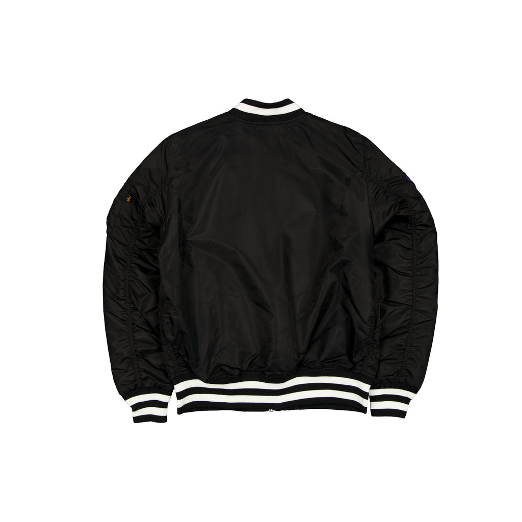 Alpha Industries x Baltimore Ravens Black MA-1 Bomber Jacket