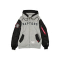 Alpha Industries x Toronto Raptors Gray MA-1 Full Zip Fleece Jacket