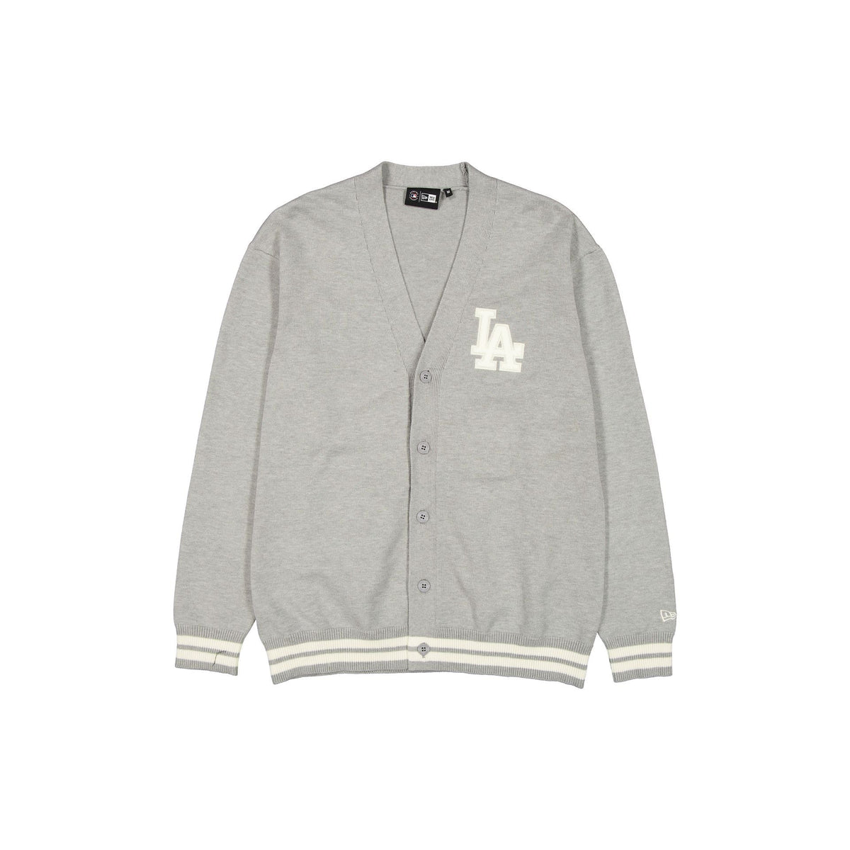 Los Angeles Dodgers Gray Knit Cardigan