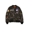 Alpha Industries x New York Rangers Black Camo MA-1 Bomber Jacket