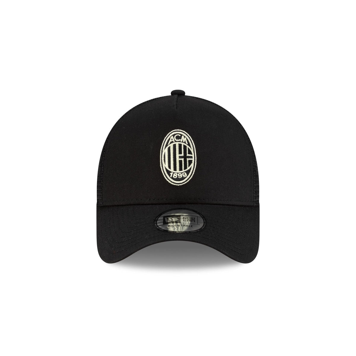 AC Milan Black 9FORTY A-Frame Trucker Hat