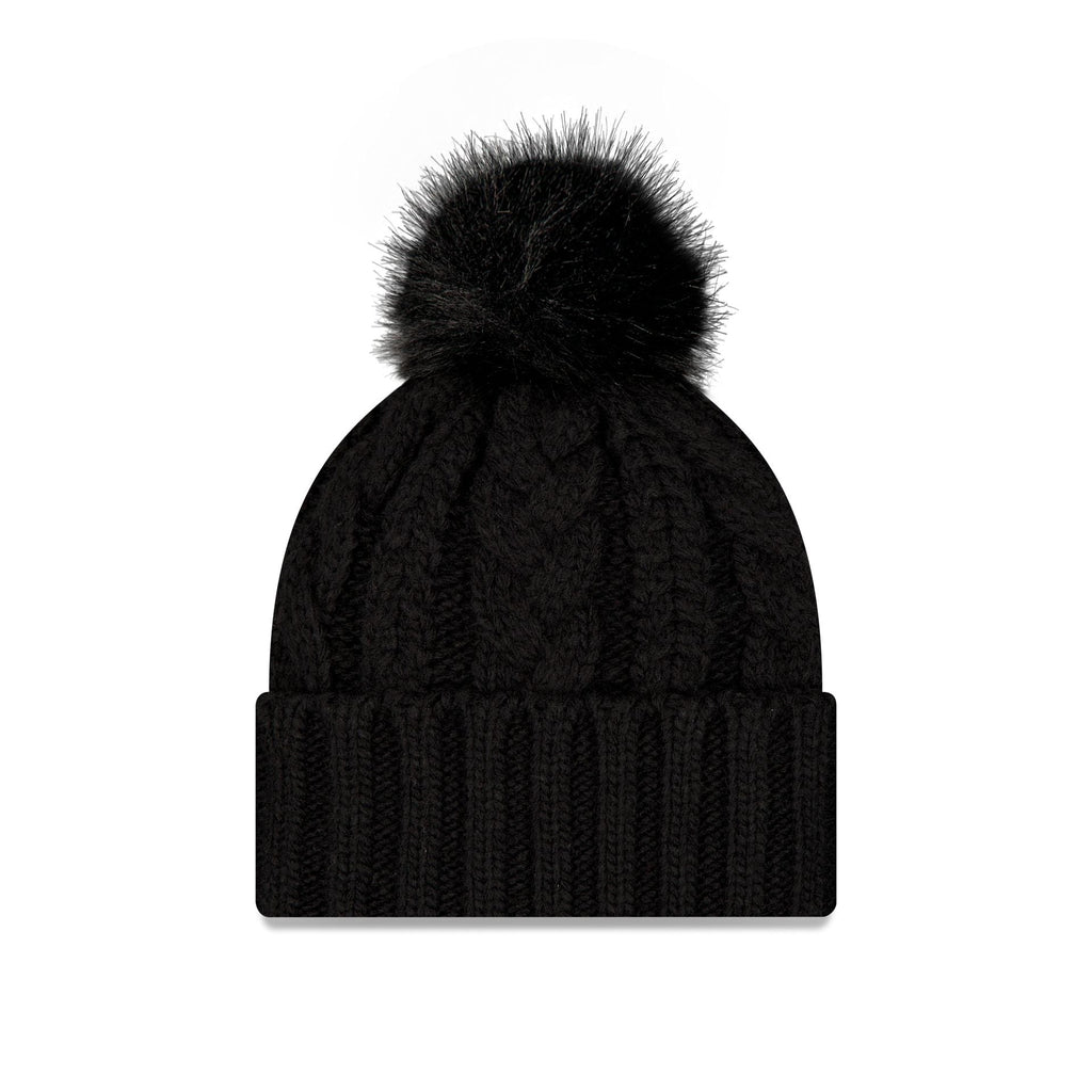 New York Yankees Black Women's Pom Knit Hat