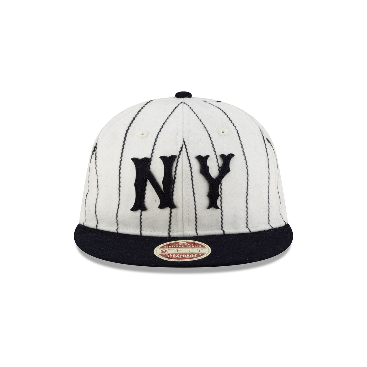 New York Yankees Heritage Pinstripe Retro Crown 9FIFTY Strapback Hat