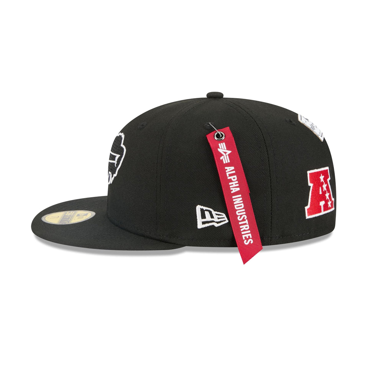 Alpha Industries x Buffalo Bills Black 59FIFTY Fitted Hat