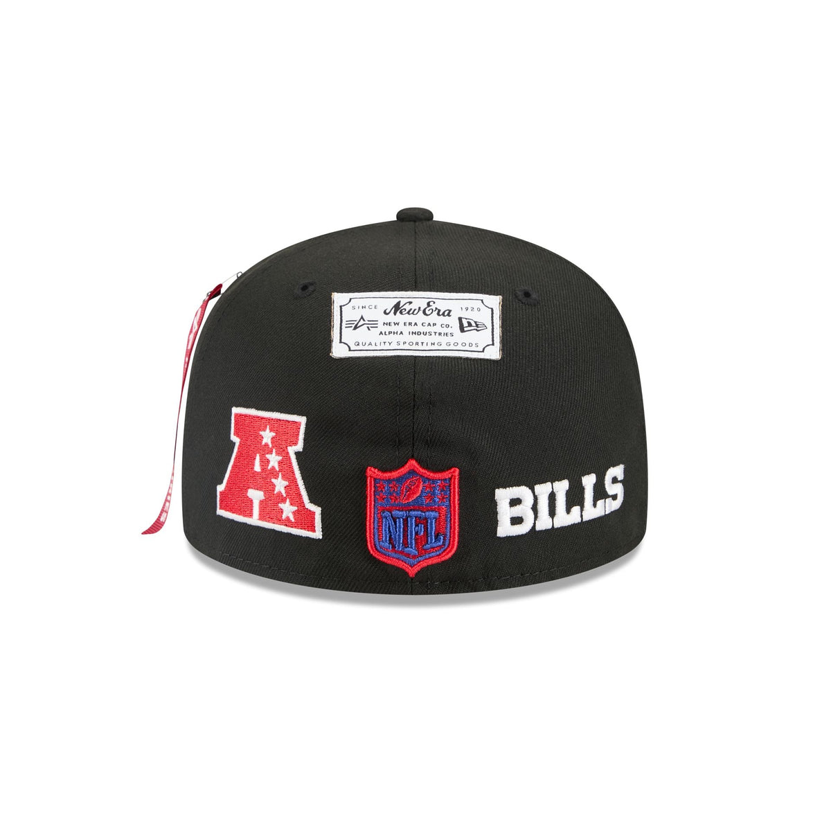 Alpha Industries x Buffalo Bills Black 59FIFTY Fitted Hat