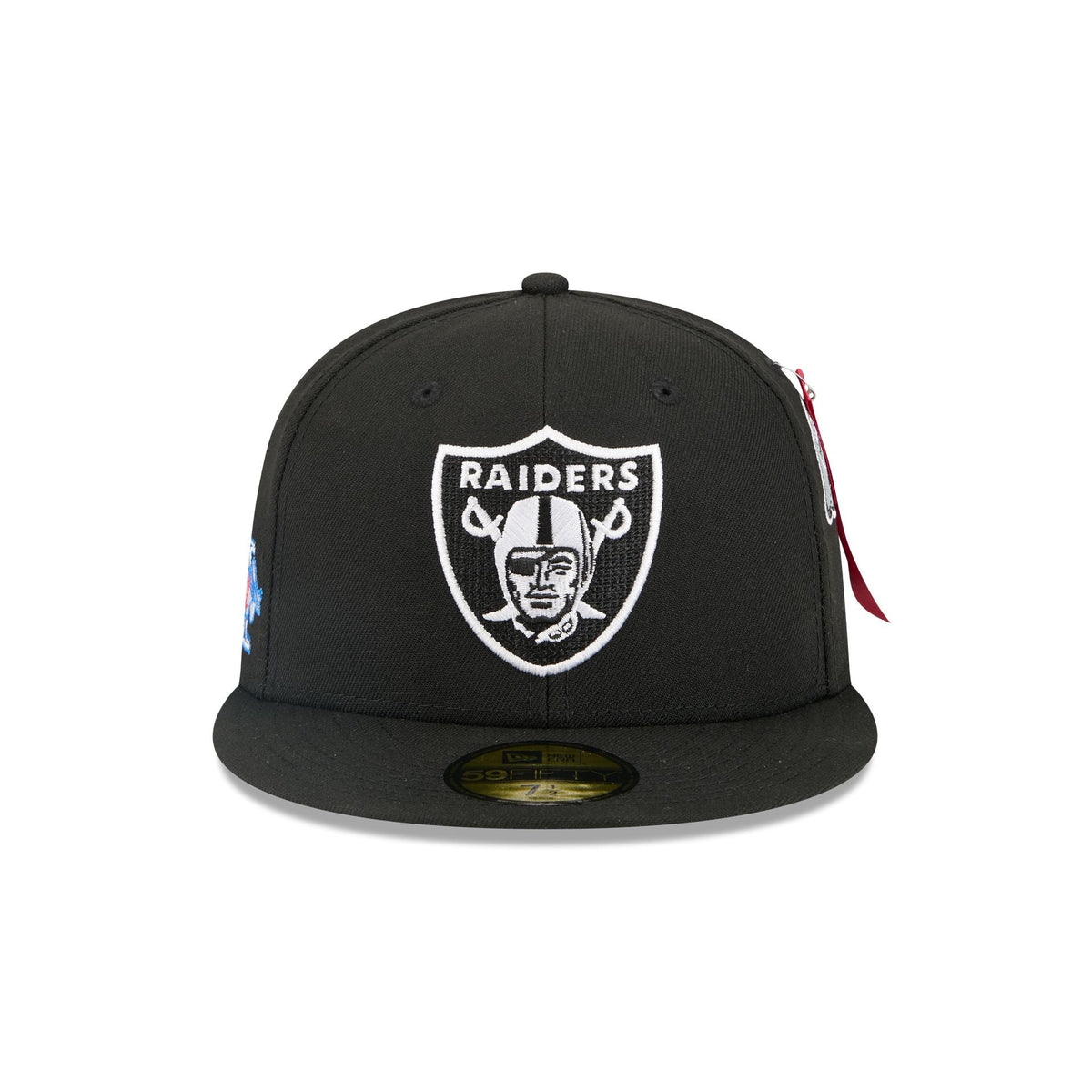 Alpha Industries x Las Vegas Raiders Black 59FIFTY Fitted Hat